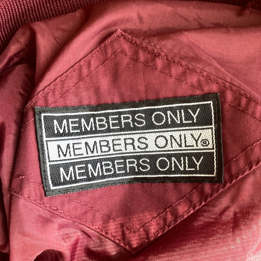 GUC Vintage Members Only Jacket men’s large - Picture 2 of 13